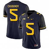 West Virginia Mountaineers 5 Chris Chugunov Navy College Football Jerseys Dzhi,baseball caps,new era cap wholesale,wholesale hats